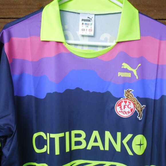 FC Koln goalkeeper jersey, Puma, large, 1980s retro - Picture 2 of 16